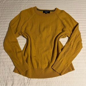 100% Wool Mustard Yellow Sweater